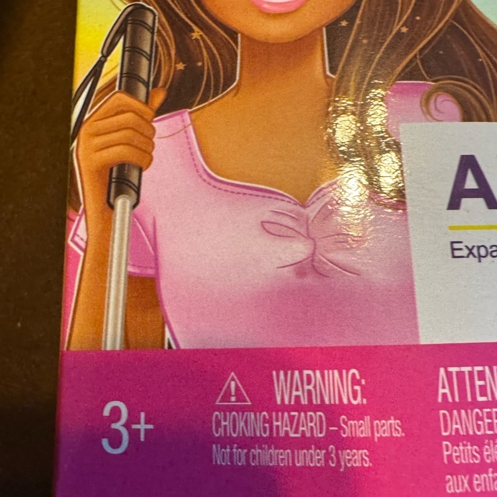 2024 Mattel AFB (American Foundation For The Blind) Barbie HRH17 NEW IN BOX - Picture 5 of 9